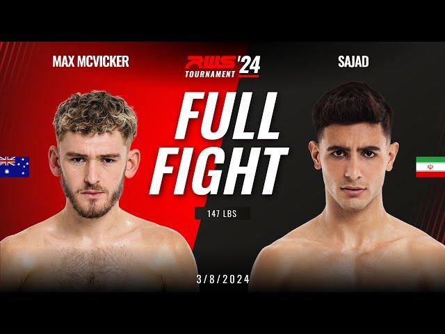 Full Fight l Max McVicker MuayU vs Sajad Venum Muay Thai I RWS
