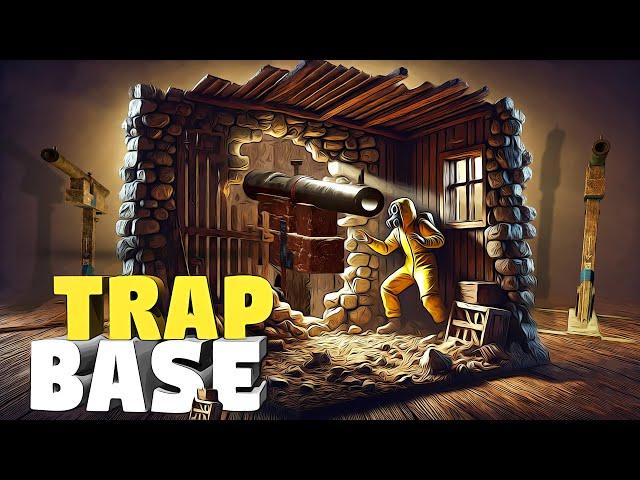 Online Rust Base with INSANE WallpaperTrap Design!