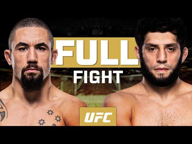 Robert Whittaker vs Ikram Aliskerov | FULL FIGHT | UFC 308