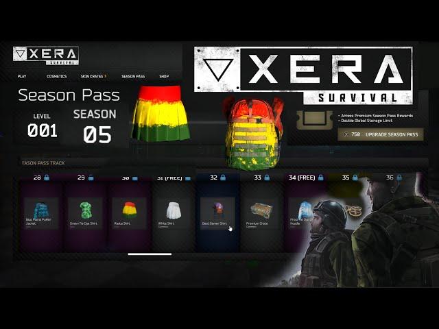 XERA: Survival  Gameplay  Season 5  PC Steam [ Free to Play ] pvp/pve Survival game 2021