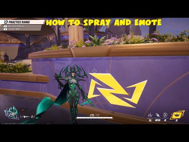 How to Spray Graffiti and Emote in Marvel Rivals