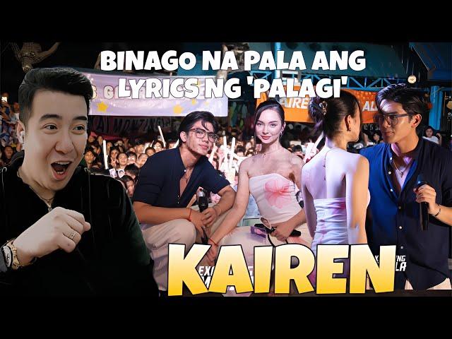 KAIREN sings PALAGI at JEDS Island Resort| KAISHA MONTINOLA | JARREN GARCIA | REACTION