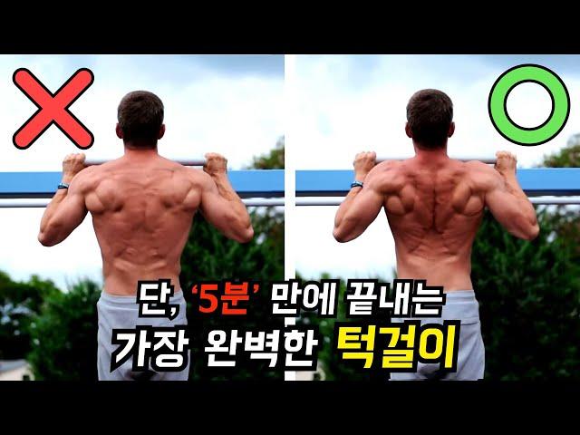 과학적으로 알아본 가장 완벽한 풀업 정자세 5분만에 끝내기!│턱걸이의 정석 그 잡채│숄더패킹 어려우신분 무조건 보세요!!