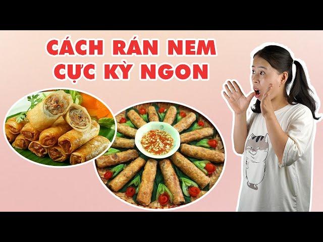 Nem Rán Kiểu Này Không Ngon Mới Lạ | HÀ COOKING