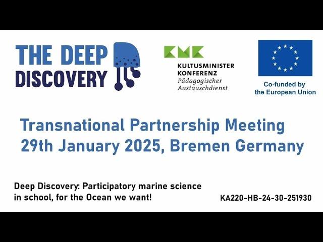 The Deep Discovery | Participatory marine science in schools for the Ocean we want! | Let's go!