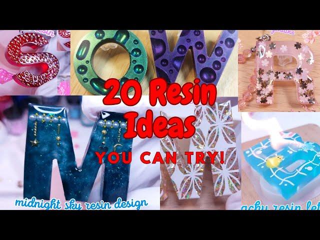 20 Resin Ideas You Can Try • Resin Art • resin crafts • DIY Resin • how to use Resin? How to Resin?