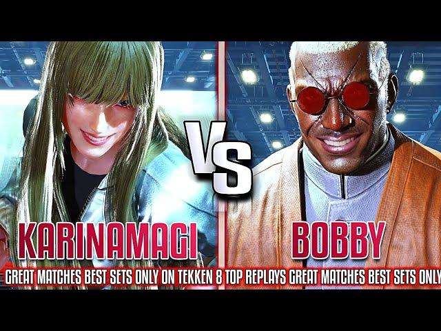 Tekken 8 Karinamagi (Reina) vs Bobby (Raven) Ranked Matches Replays