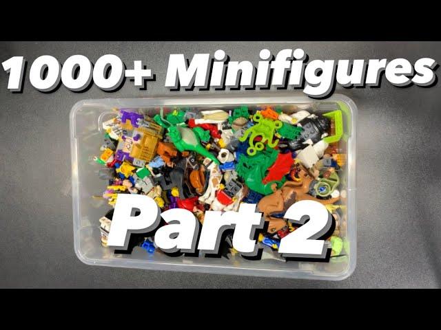 10 Lbs 1000+ LEGO Minifigure Haul Part 2