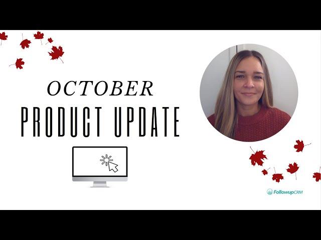 Followup CRM October Product Update 