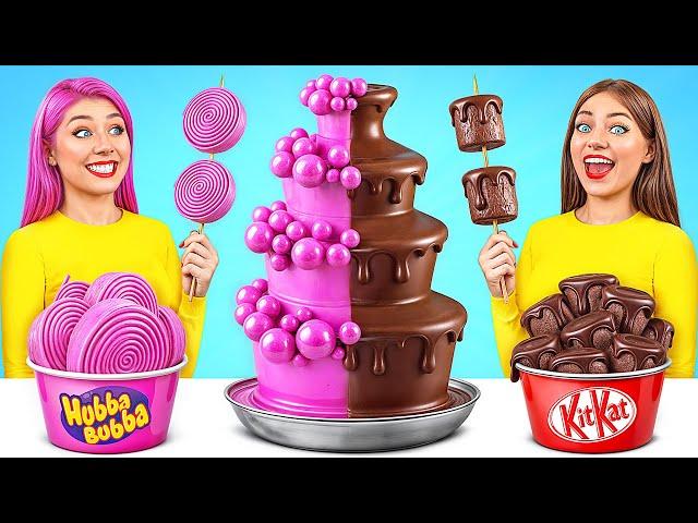 Bubble Gum vs Chocolate Food Challenge | Funny Kitchen War by Multi DO Challenge