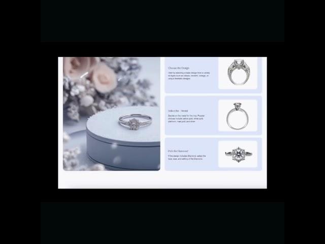 Lumière ring website design