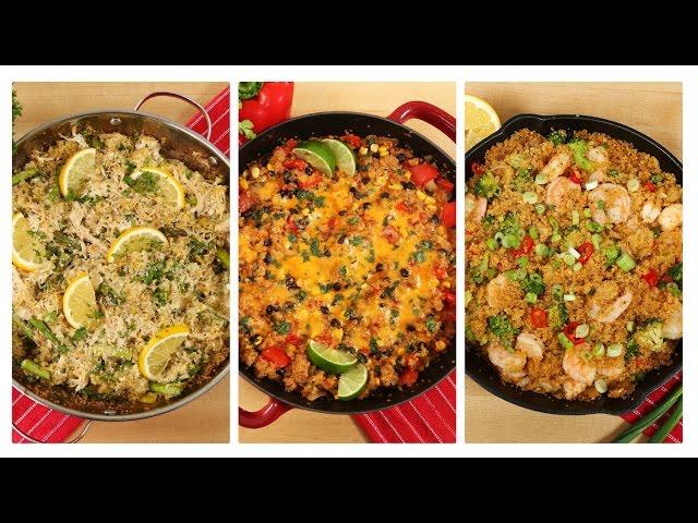 3 Healthy One Skillet Quinoa Recipes | Dinner Made Easy