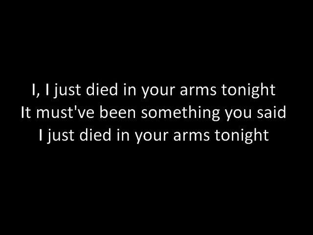 Hidden Citizens - I Just Died In Your Arms Tonight (Lyrics)