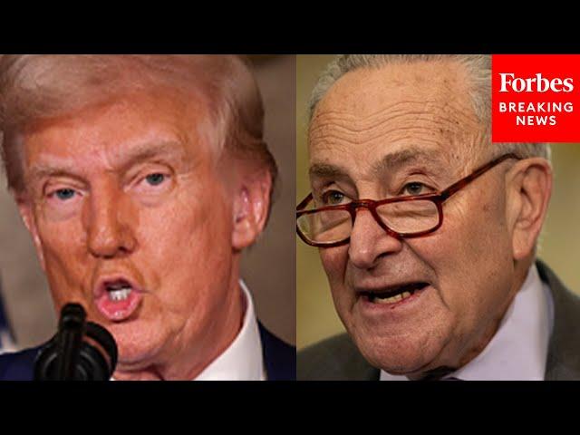 Chuck Schumer Torches Trump For 'Parroting Russian Misinformation And Propaganda' On Ukraine War