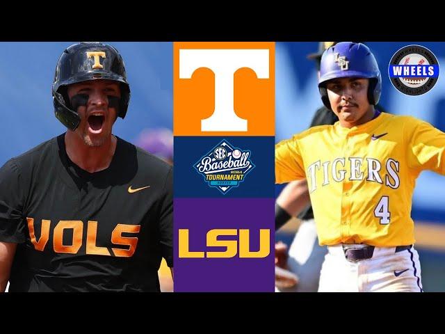 #1 Tennessee vs #11 LSU | SEC Championship | 2024 College Baseball Highlights