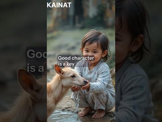 The importance of good character #kainat #lifelessons
