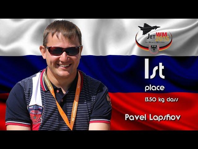 Jet World Masters 2015 Champion Pavel Lapshov with YAK-130