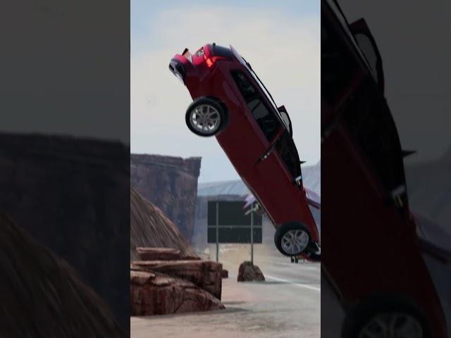 High Speed Car Crash | Beamng Drive #shorts #ytshorts