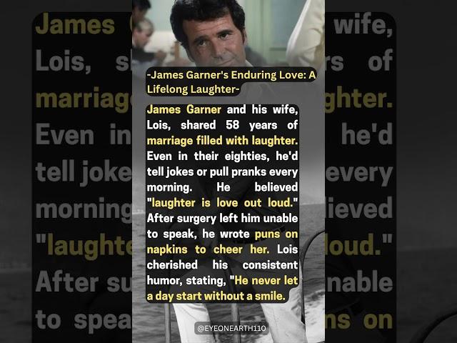 James Garner's Enduring Love: A Lifelong Laughter.