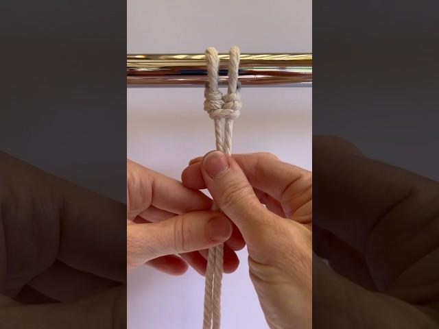 How to Tie a Cat’s Paw Knot in Macrame #macrametutorial #diymacrame