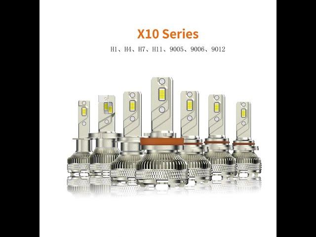 55W double tube for heat dissipation car led headlight