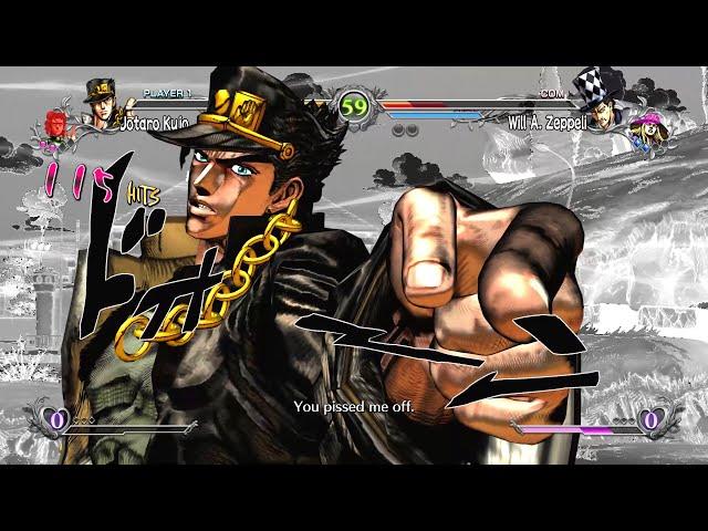 Jojo's Bizarre Adventure: All Star Battle R - Jotaro Arcade Mode - PC Gameplay (No commentary)