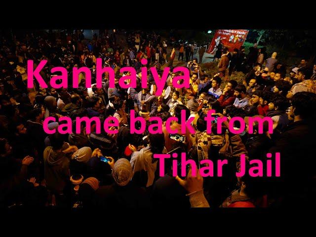 Kanhaiya Came Back from Tihar Jail II Full Speech at Freedom Square Jnu