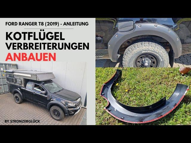 Verbreiterungen am Ford Ranger T8 montieren (2019)