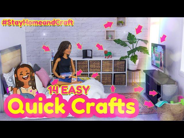 DIY - How to Make: 14 EASY Quick Crafts | Nintento Switch | Snacks | #StayHomeandCraft #WithMe