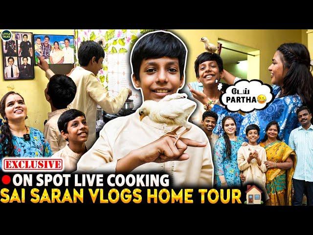 Sai Saran Vlogs Exclusive Home Tour & Family Interview - “குடும்பமே சேர்ந்து பண்ற அலப்பறை”