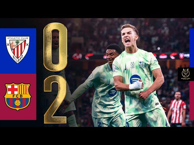 ATHLETIC CLUB 0 vs 2 FC BARCELONA | SPANISH SUPERCUP SEMIFINAL 