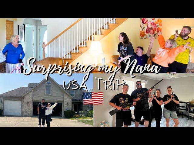 FLYING ACROSS THE WORLD TO SURPRISE MY NAN! | USA FAMILY TRIP, DAVE AND BUSTERS, PART 1