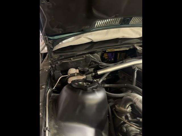 E36 LTW strut brace by rally road installed  #1jze36