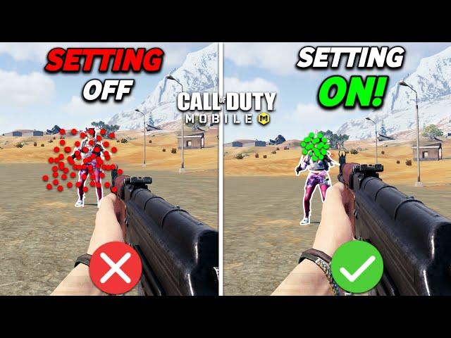 Top 25 BEST Settings In CODM BattleRoyale 2024 | Call Of Duty Mobile