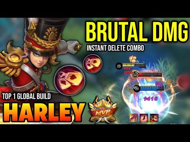 HARLEY BEST BUILD 2022 | BUILD TOP 1 GLOBAL HARLEY GAMEPLAY | MOBILE LEGENDS 