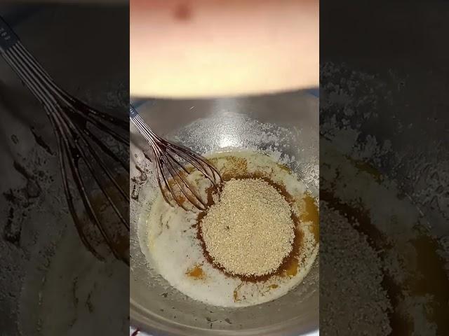 Mixing Sugar Into Melted Butter