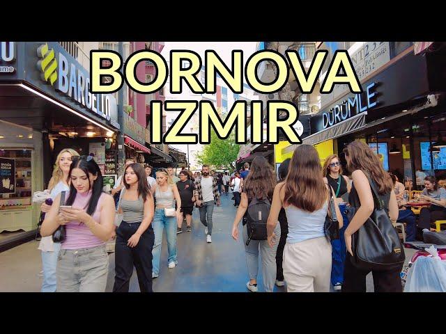 Explore İzmir's Bornova: Lively Spots, Parks & Streets  (4K Walking Tour)