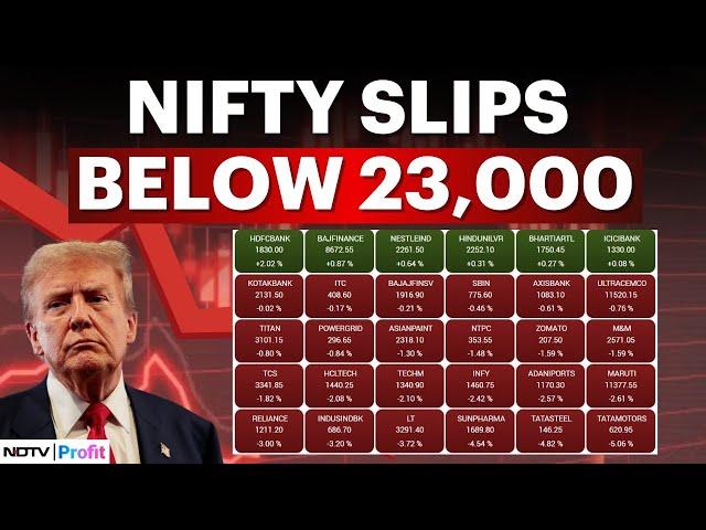 Stock Market Crash LIVE: Nifty, Sensex Fall Over 1% As Indian Markets Follow US Cues | Business News