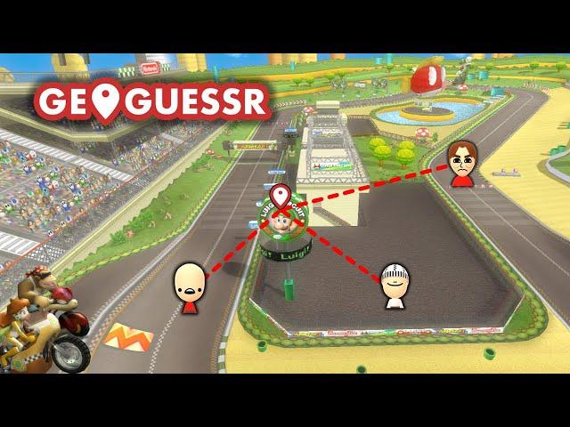 Mario Kart Wii, but it's Geoguessr