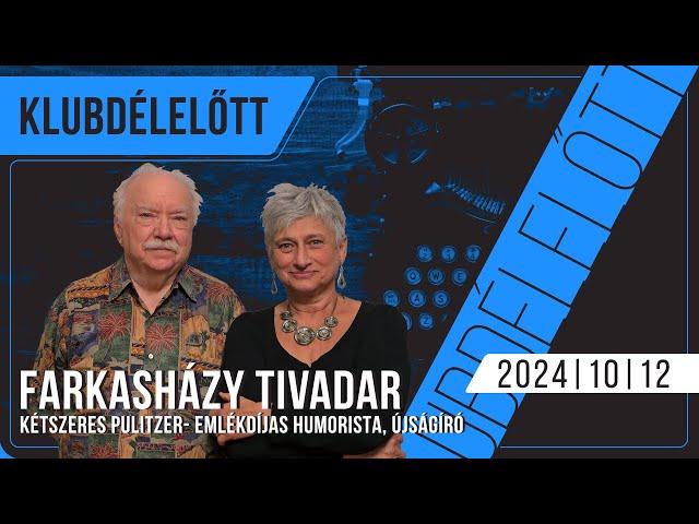 Farkasházy Tivadar | "Minden megoldás érdekel, ami leváltja ezt a jogász-maffiakormányt”