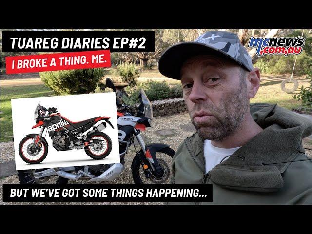 MCNews Aprilia Tuareg Diary #2 - The broken man returns with an update