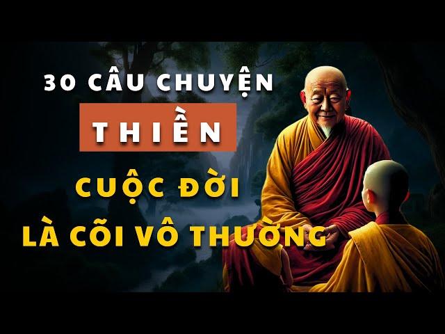 Cuộc Đời Là Cõi Vô Thường - 30 Câu Chuyện THIỀN Nghe Để Giác Ngộ, Bớt Khổ Trong Cuộc Sống.