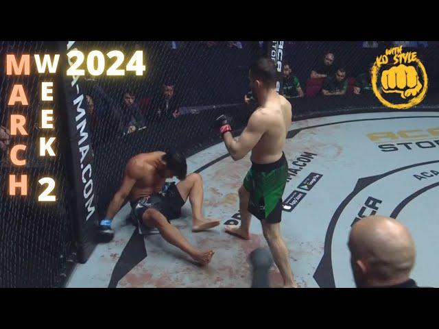 MMA & Boxing Knockouts I March 2024 Week 2