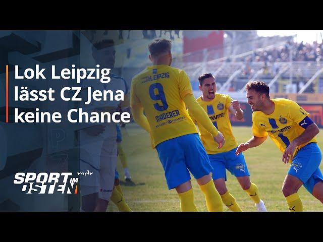 Spitzenreiter 1. FC Lok Leipzig führt Carl Zeiss Jena vor | MDR