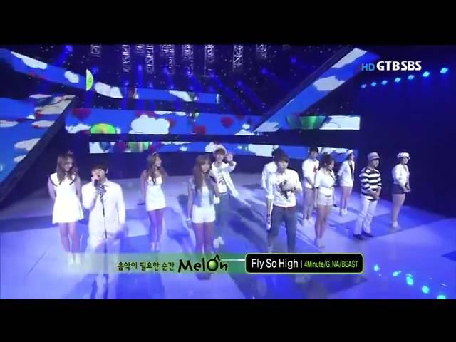 [110807]4Minute + G.NA & BEAST - Special Stage