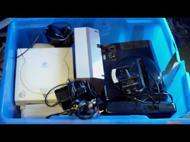 Bargain Game Console Job Lot - 2 Crates Of Retro Goodness from Ebay!