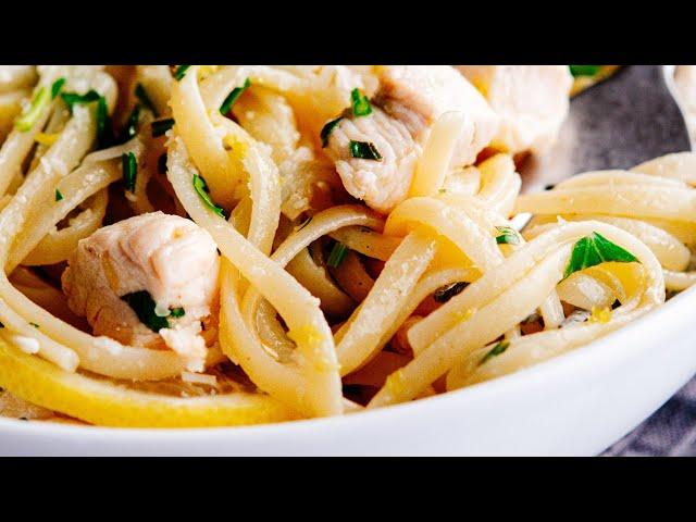 Lemon Garlic Chicken Pasta