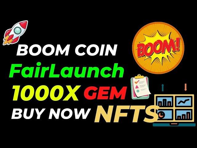 New Pancakeswap Gems - New Crypto Gems - New Crypto Token Launch - Boom Coin Token Review - Altcoins