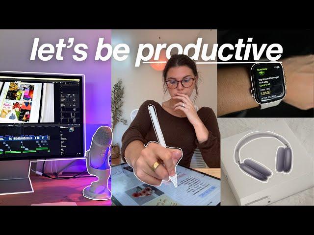 5 Days of Productivity  | work, workouts & Apple unboxing 