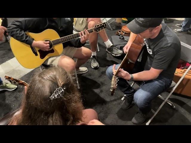 IBMA 2022 Guitar Jam - Jake Workman, Kyser George, & Libby Lindblom - Big Mon